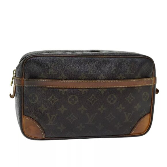 LOUIS VUITTON Monogram Compiegne 28 Clutch Bag - Picture 3 of 15